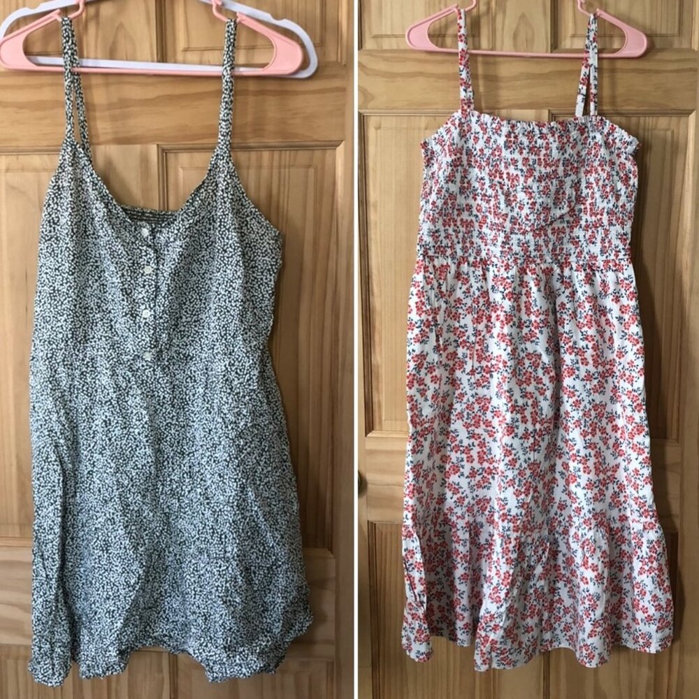 Gap Sundresses - Bundle of 2 Mini & Midi Floral / Polka Dot - Women's Size L